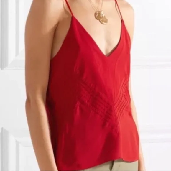 anine bing red sophia top - Picture 6 of 7